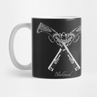 Blackbeard Pistols Silver Mug